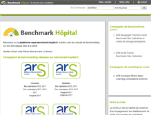 Tablet Screenshot of benchmark-hopital.fr